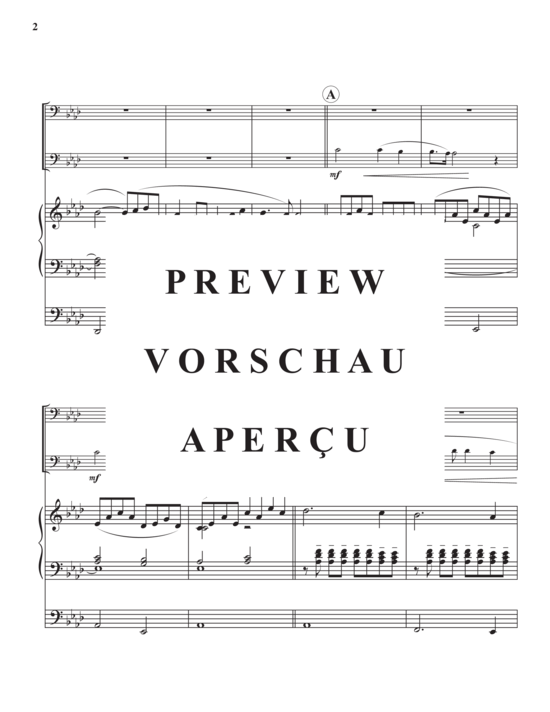 Product gallery: Page 4 of 13 Panis Angelicus , , (Trio for 2x euphonium + organ)