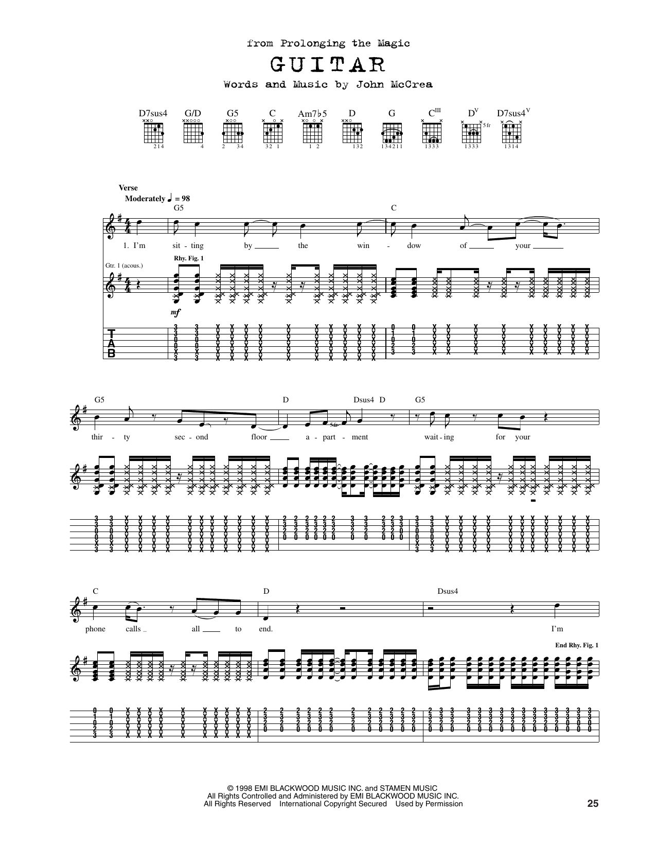 Produktbild zu: Guitar