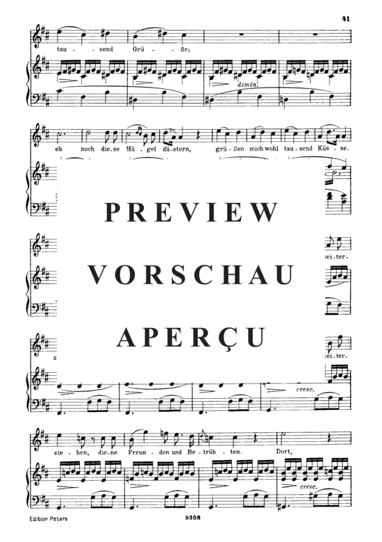 Product gallery: Page 5 of 7 Suleika I, D.720 Was bedeutet die Bewegung?, , High Voice and Piano