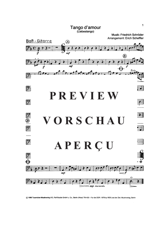 Produktgalerie: Seite 15 von 21 Tango damour, , Combo-Ausgabe komplett