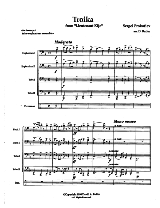 Product picture to: Troika Sergei Prokofiev