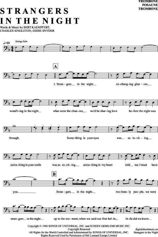 Product picture to: Strangers In The Night Frank Sinatra