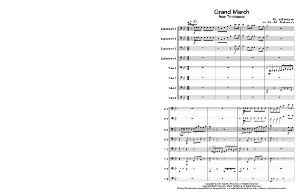 Produktgalerie: Seite 1 von 11 Grand March, , (Blechbläser Ensemble EEEETTTT)