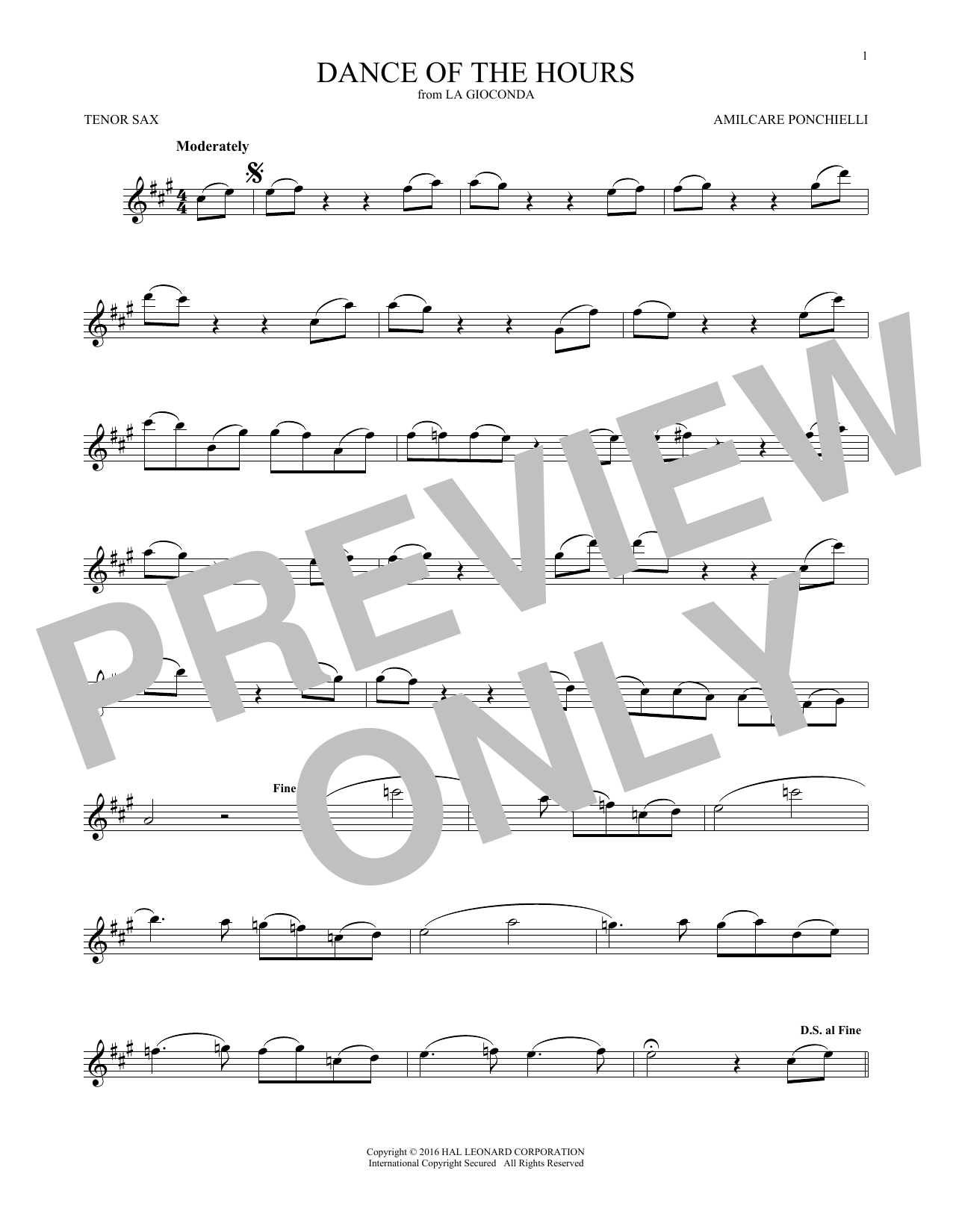 Product gallery: Page 1 of 1 Dance Of The Hours, A. Ponchielli