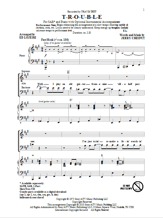 Produktbild zu: T-R-O-U-B-L-E