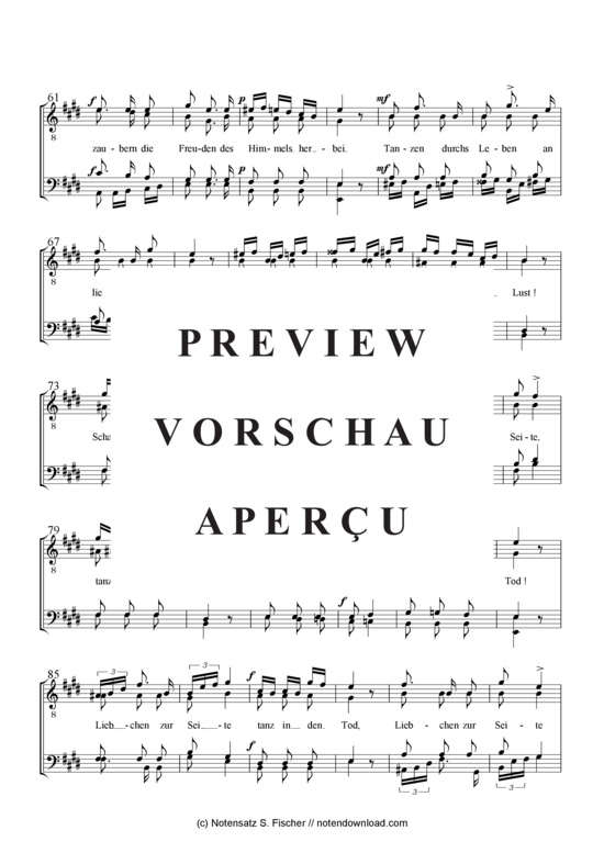Product gallery: Page 4 of 5 Rasch nach den Tönen , , (male choir)