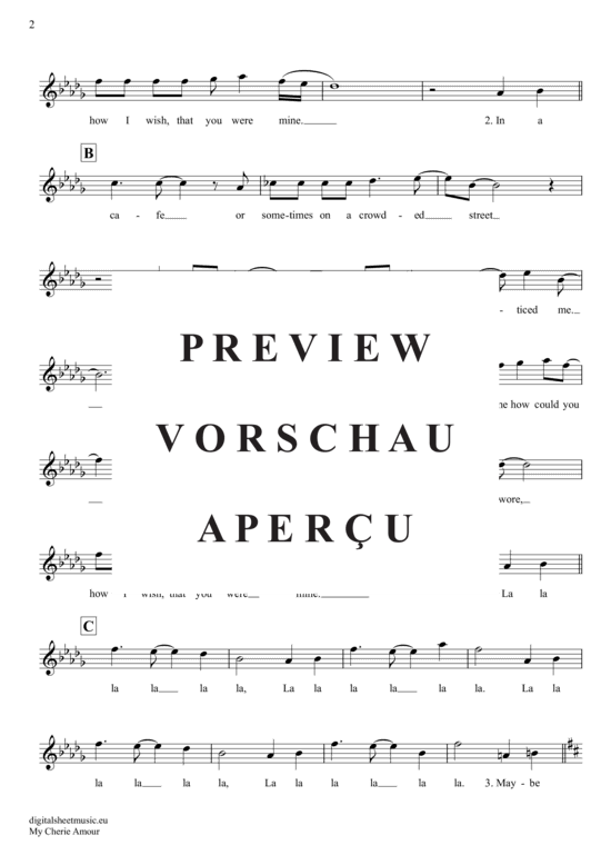 Produktgalerie: Seite 3 von 4 My Cherie Amour , Wonder, Stevie, (Oboe)
