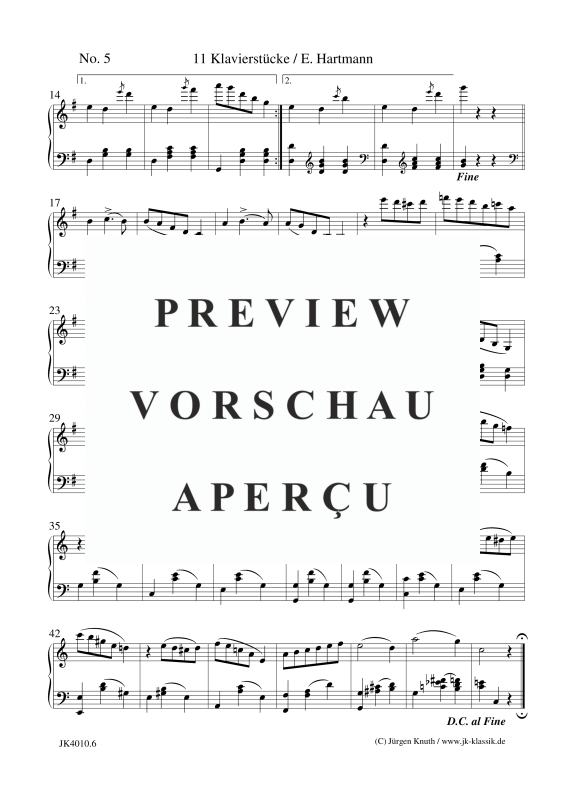 gallery: Klavierstücke No.1 , , (Klavier Solo)