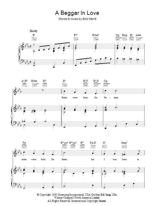 Produktbild zu: A Beggar In Love
