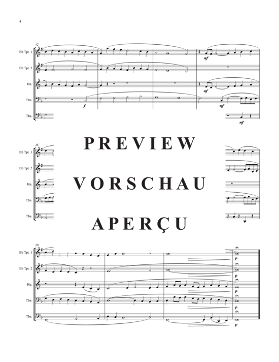 Produktgalerie: Seite 5 von 10 Rhosymedre , , (Blechbläserquintett)