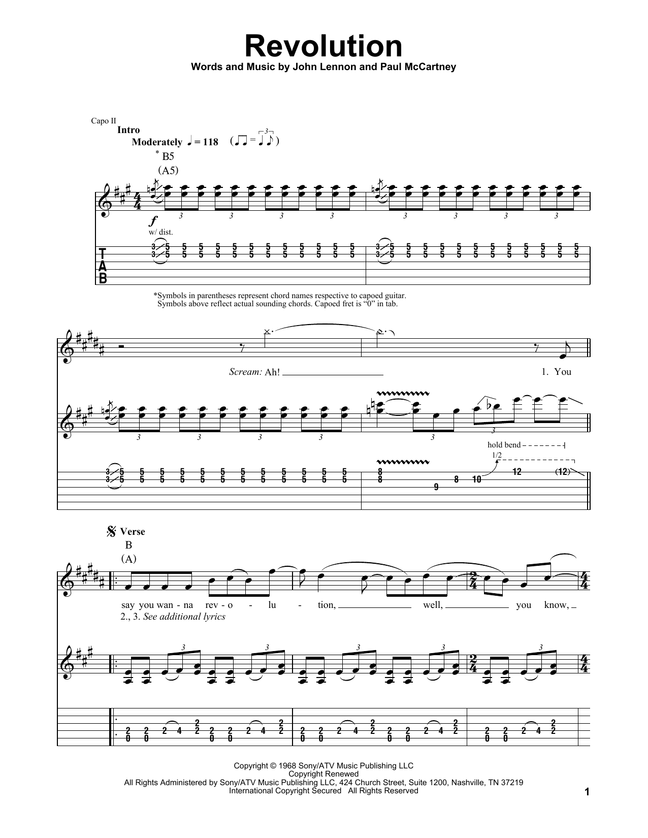 Produktbild zu:  Revolution - The Beatles