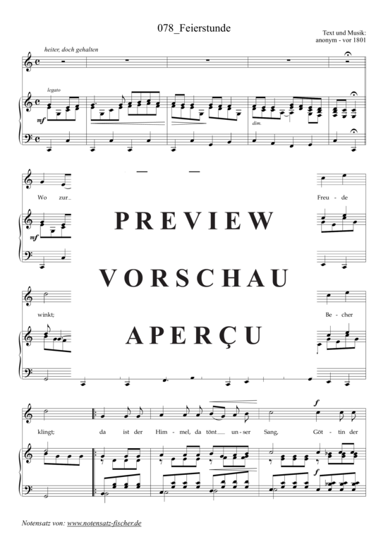 Product picture to: Feierstunde Aus Lahrer Kommersbuch, Klavierausgabe Band 2