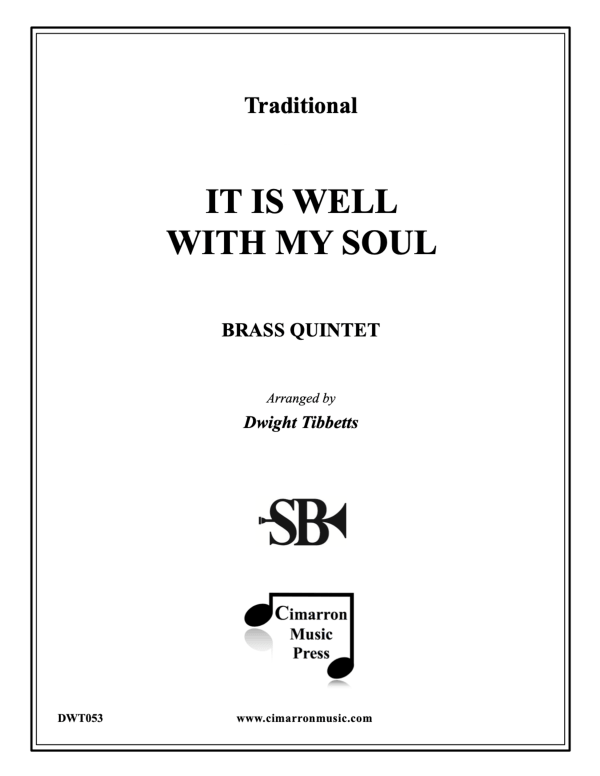 cover: It is well with my soul, , Brass Quintet