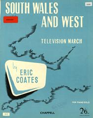 cover: South Wales And West Television March, Eric Coates, Klavier