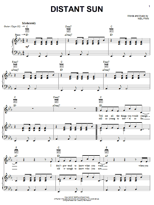 Product picture to:  Distant Sun - Crowded House