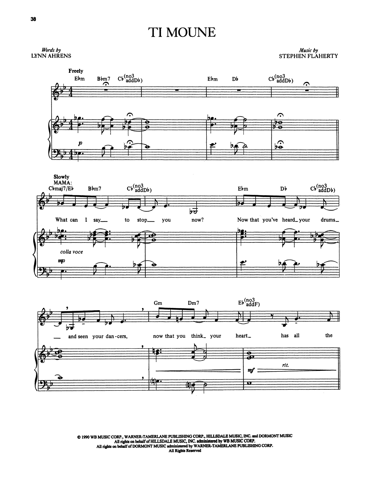 Produktbild zu: Ti Moune (from Once on This Island)