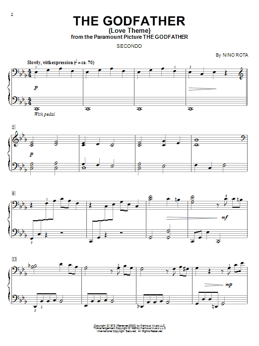 Produktbild zu: The Godfather (Love Theme)