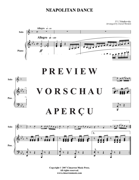 Produktgalerie: Seite 2 von 5 Neapolitanischer Tanz , , (Trompete + Klavier)