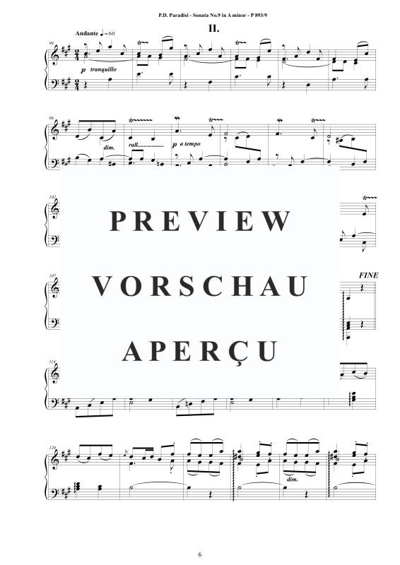 Produktgalerie: Seite 7 von 9 Sonate Nr. 9 in A-Moll, , Klavier Solo