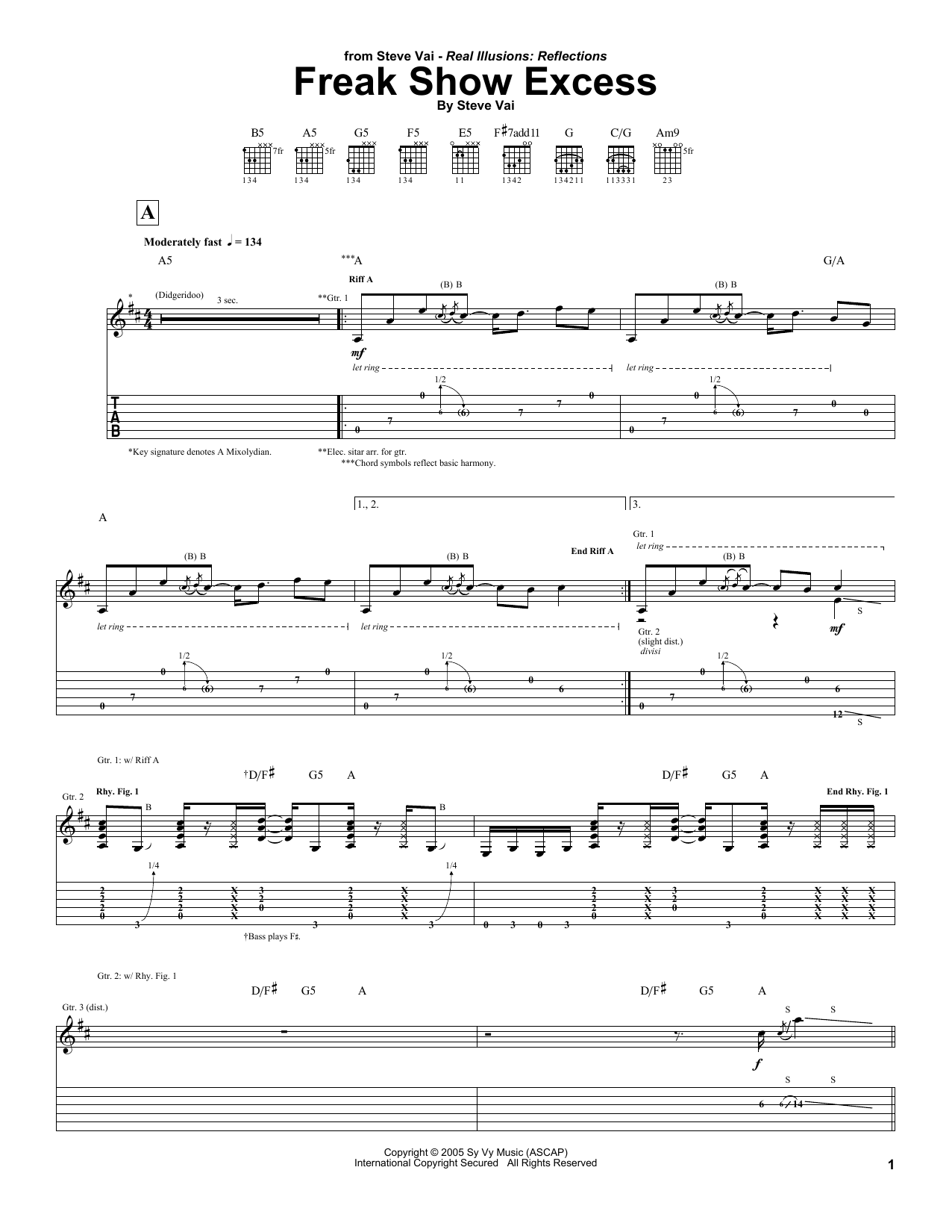 Produktgalerie: Seite 1 von 1 Freak Show Excess, Steve Vai, Gitarre