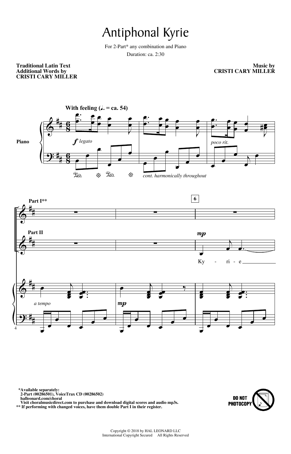 Product picture to: Antiphonal Kyrie