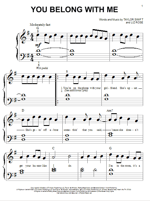 Produktbild zu: You Belong With Me