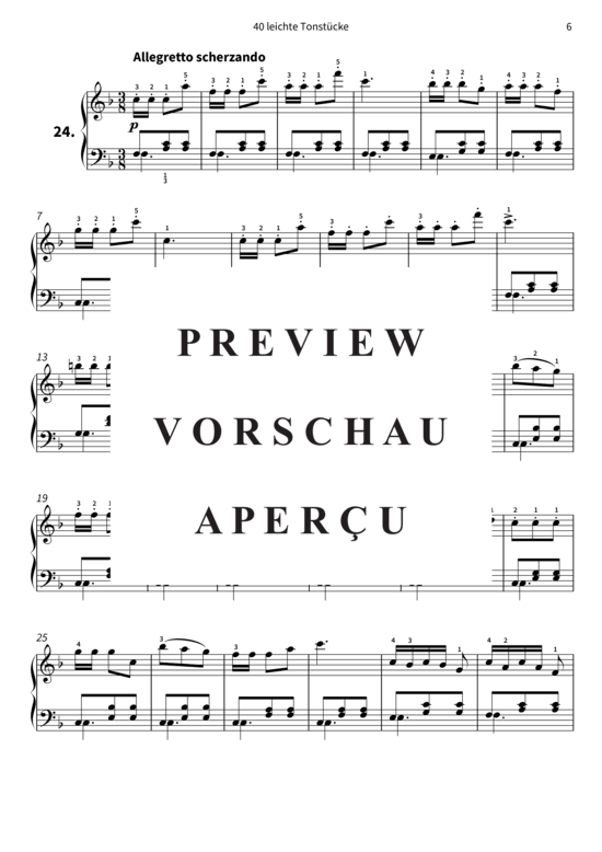Product gallery: Page 9 of 10 40 leichte Tonstücke - op. 803, Werke 21 - 24 , , Piano Solo
