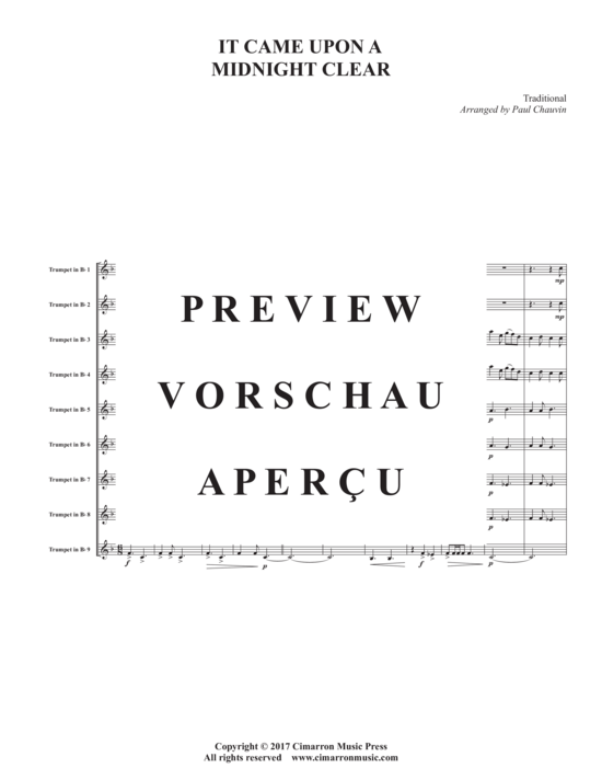 Product gallery: Page 3 of 14 It Came Upon a Midnight Clear , , (Trumpet ensemble 1-9 trumpets)