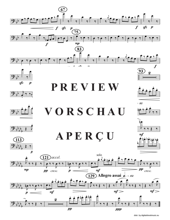 Product gallery: Page 7 of 13 Trauermarsch einer Marionette, Marche funebre d'une marionnette , , (Tuba Quartet: 2x Baritone, 2xTuba)