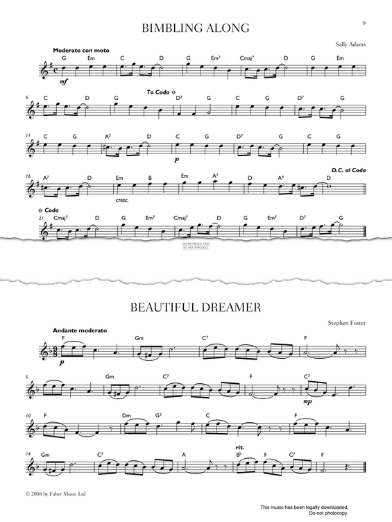 Product gallery: Page 1 of 1 Beautiful Dreamer, Stephen Foster