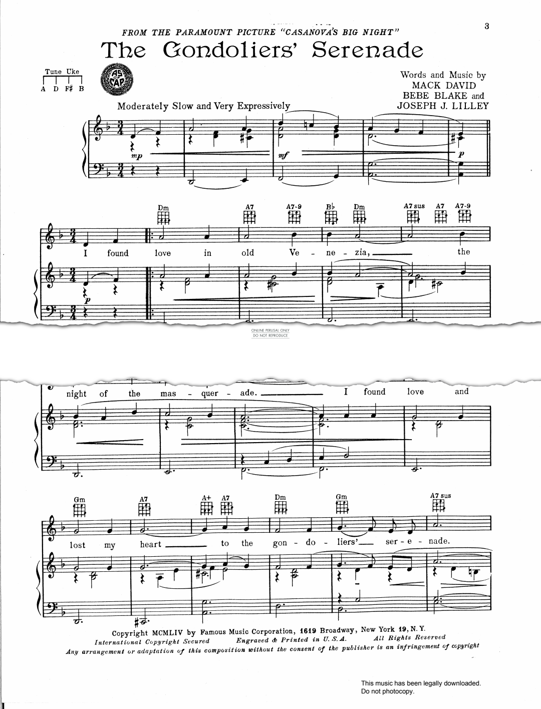 Product picture to: The Gondoliers' Serenade