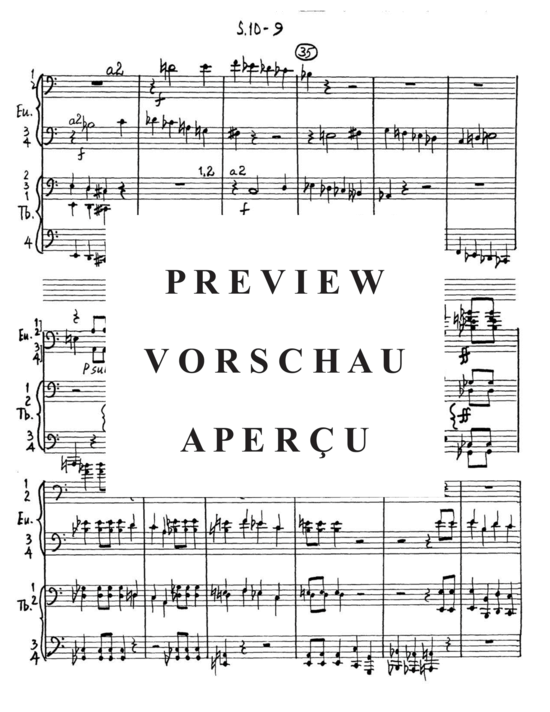 Produktgalerie: Seite 13 von 21 Sinfonia No. 10 , , (Tuba Ensemble EEEETTTT)
