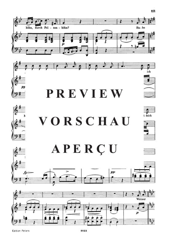 gallery: Der Wegweiser D.911-20 (Winterreise) , ,  (Gesang hoch + Klavier)
