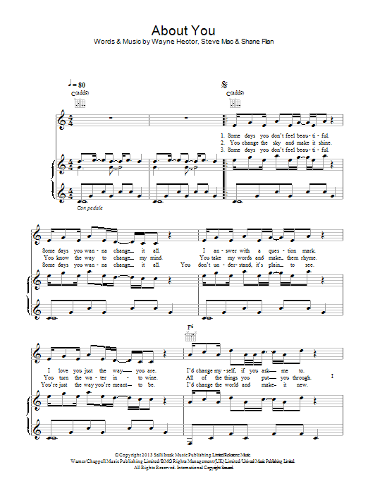 Produktgalerie: Seite 1 von 1 About You, Shane Filan, Gesang, Gitarre, Klavier