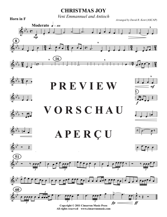 gallery: Weihnachtsfreude , , (2x Tromp in B, Horn/Pos, Pos)