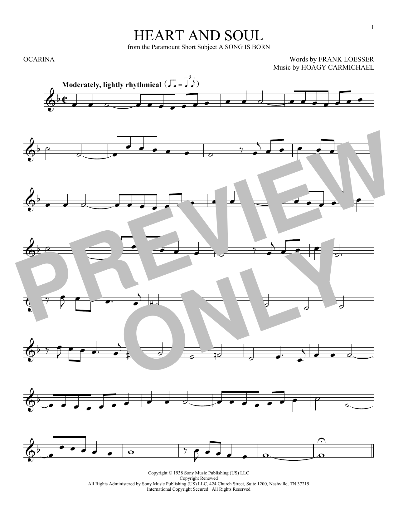 Product gallery: Page 1 of 1 Heart And Soul, Hoagy Carmichael