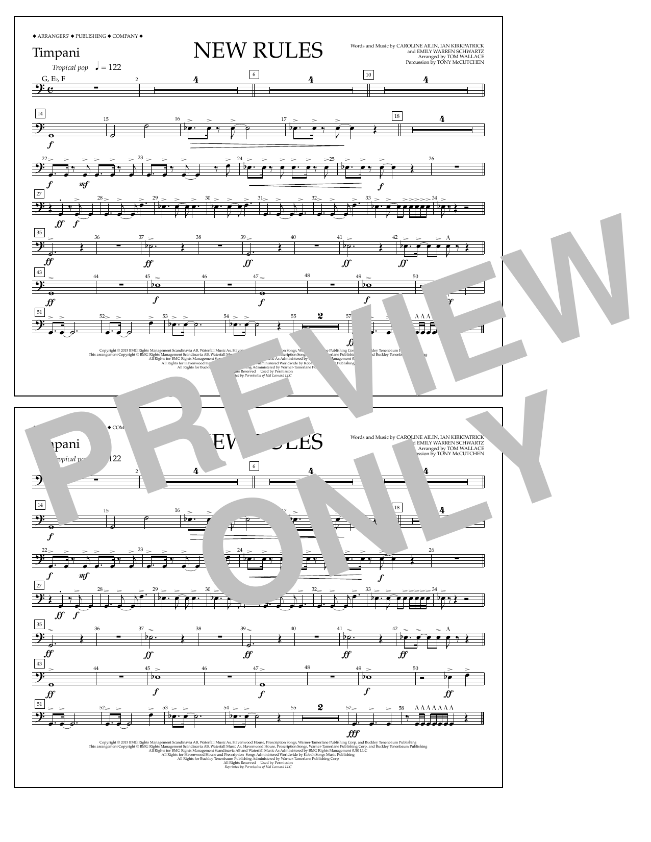 Produktbild zu: New Rules - Timpani
