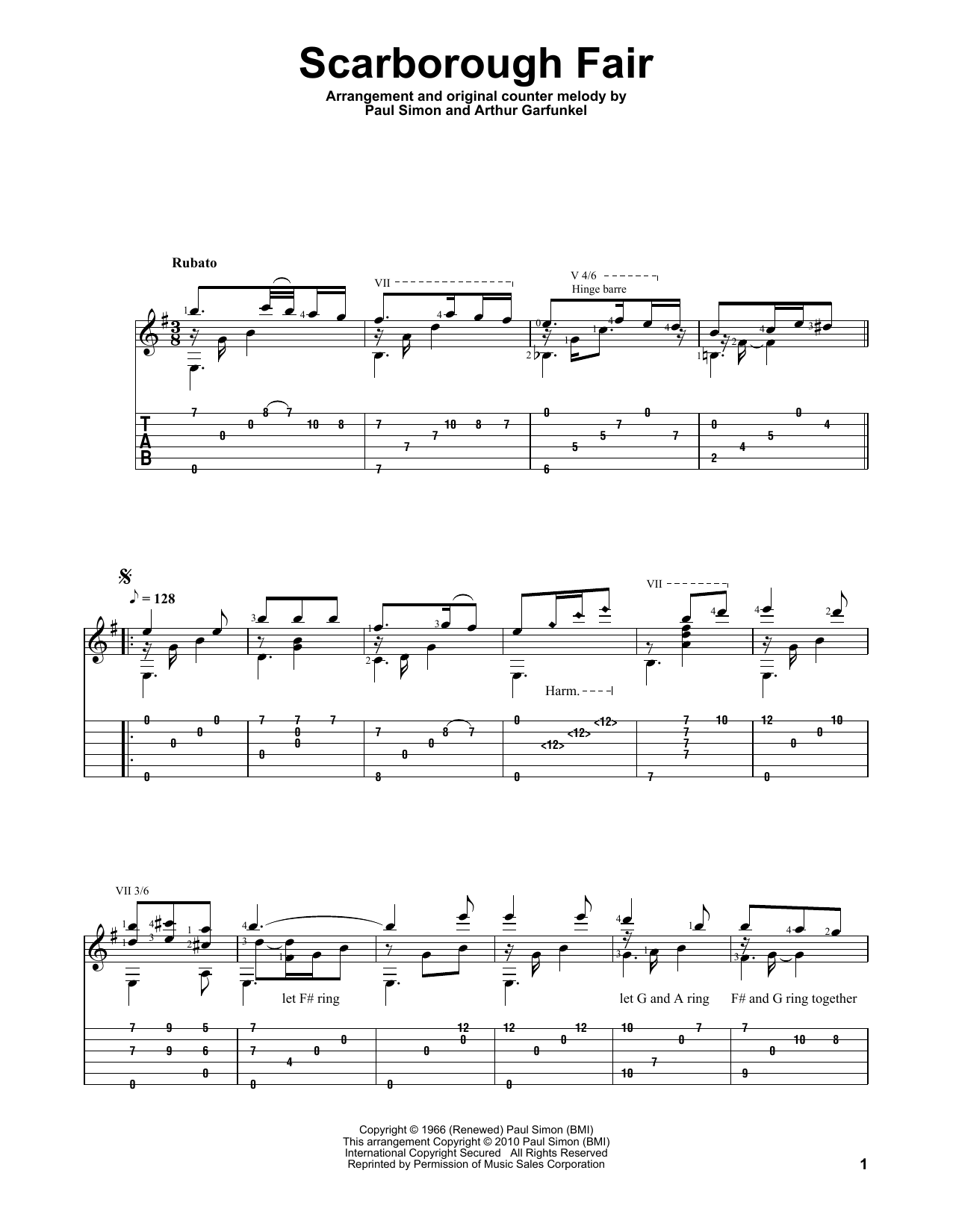 Product picture to: Scarborough Fair/Canticle