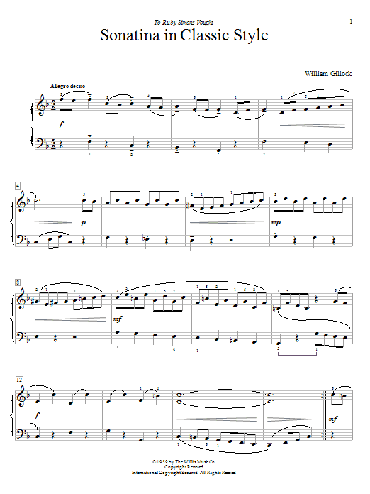 Produktbild zu: Sonatina In Classic Style