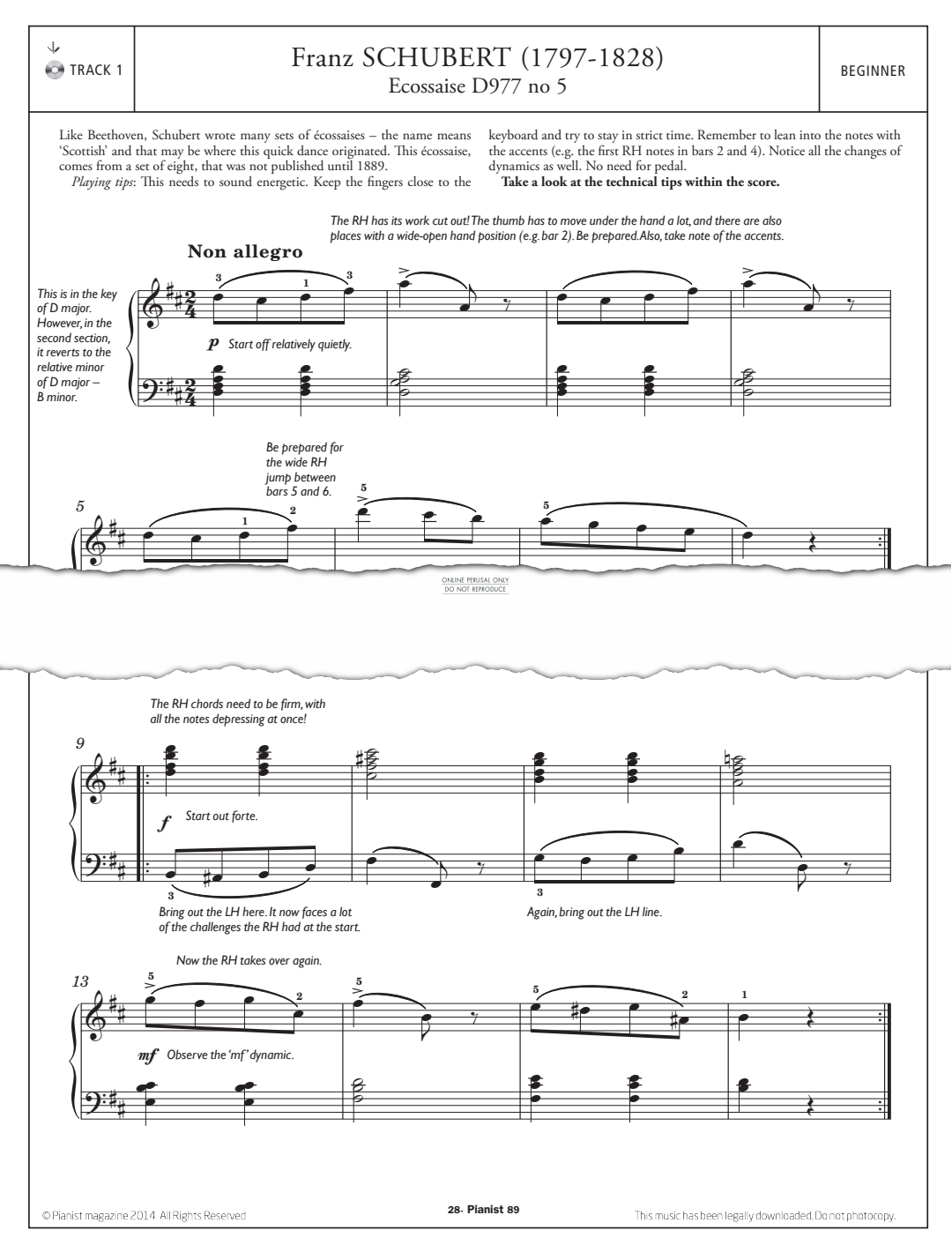 gallery: Ecossaise D977 No.5, Franz Schubert