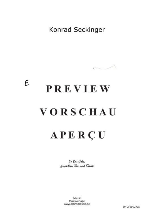 Product gallery: Page 2 of 19 Es leb' die Liebe und der Wein , , (bass solo, mixed choir + piano)