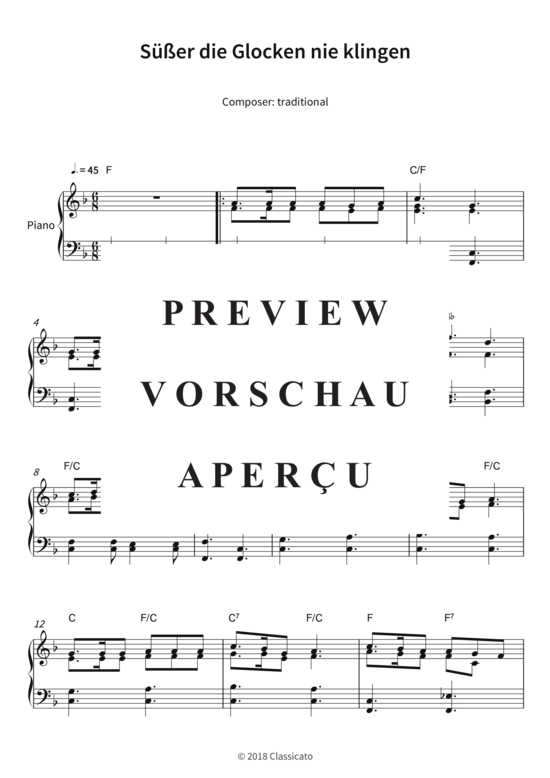 Product gallery: Page 4 of 5 Süßer die Glocken nie klingen , , Piano Solo