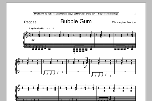 Product gallery: Page 1 of 1 Bubble Gum, Christopher Norton