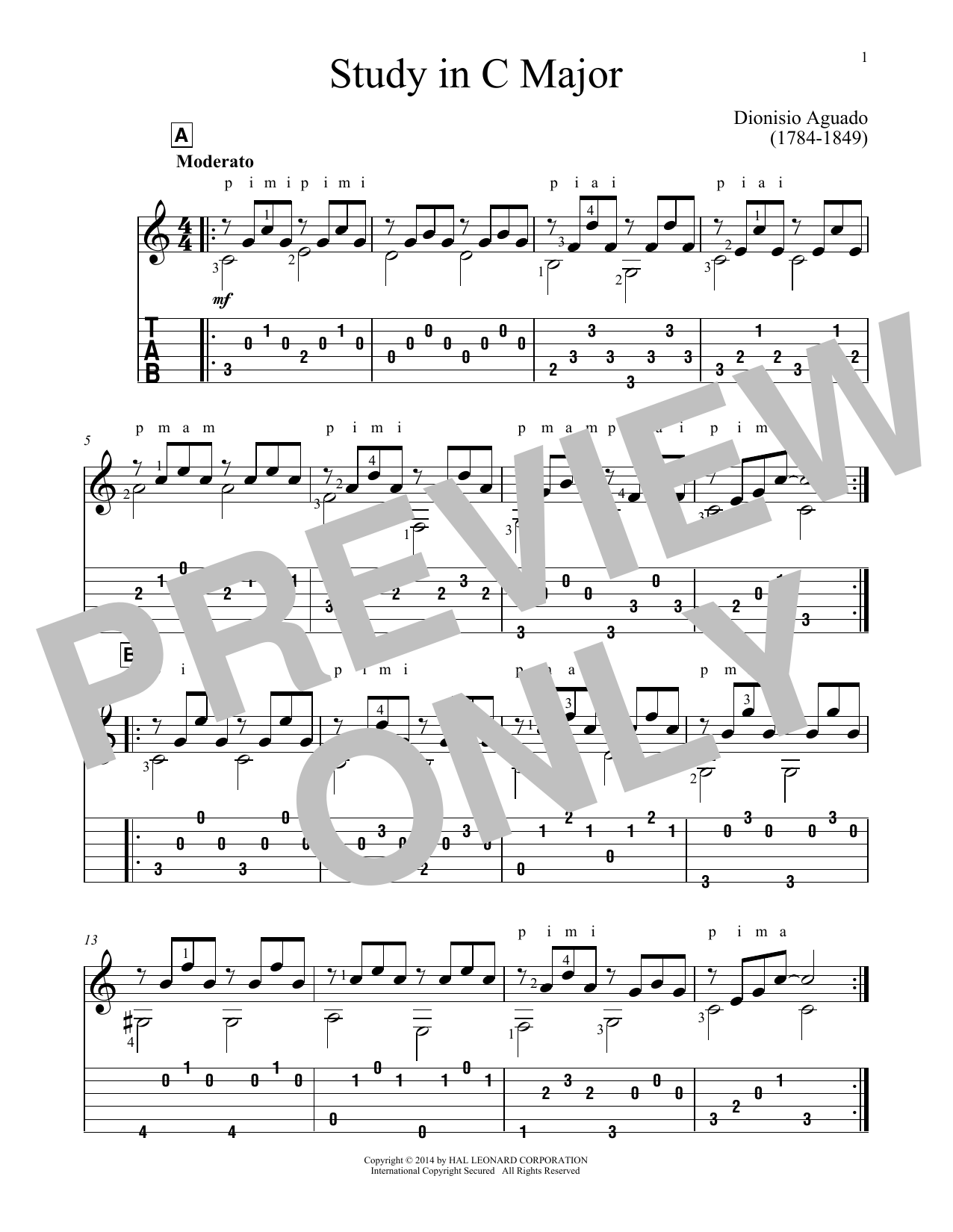 Product picture to: Study In C Major