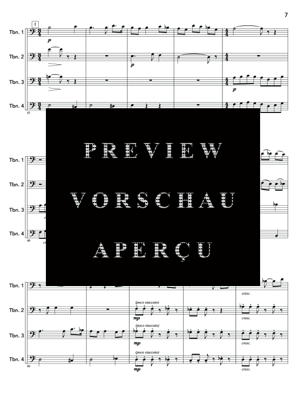 Product gallery: Page 11 of 11 Rotunda Quartet, Op. 242, , (Trombone quartet)