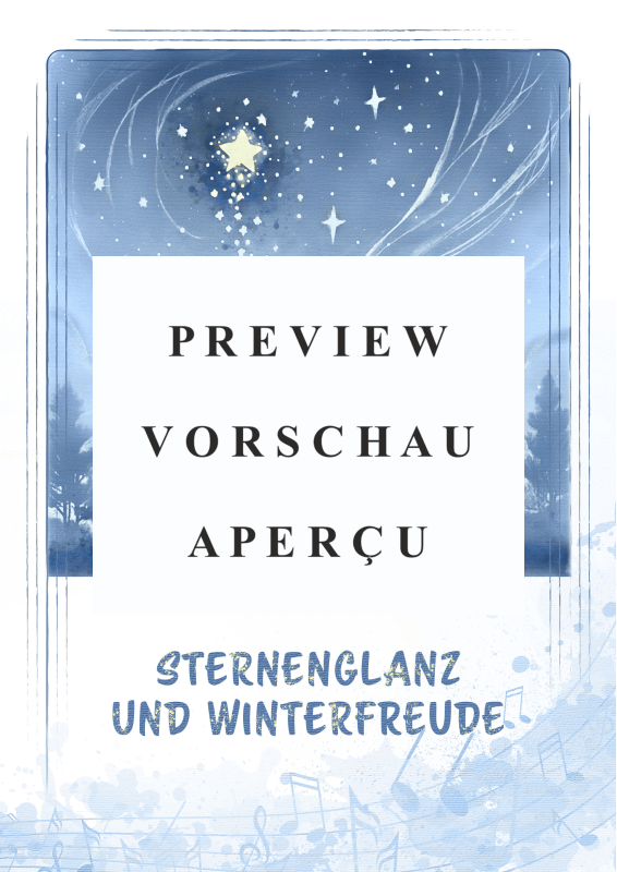 gallery: Sternenglanz und Winterfreude - Winterliche Weihnachtslieder für Kinder, Sauer, Paula, (Gesang & Akkorde)