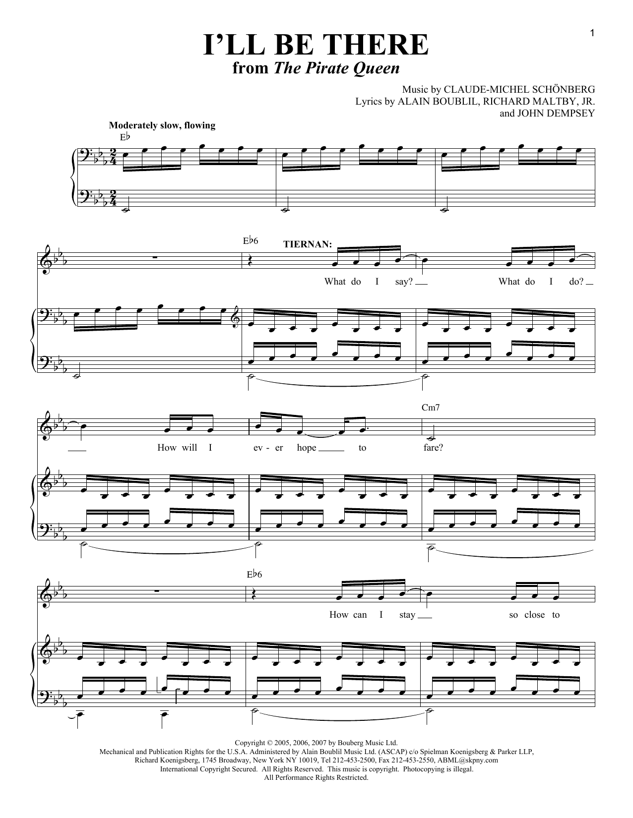Produktbild zu: I'll Be There (from The Pirate Queen)