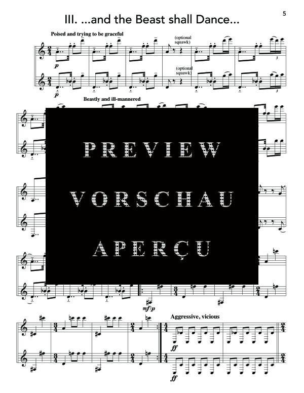 gallery: and the Beast shall Dance, , Bassklarinettenduett