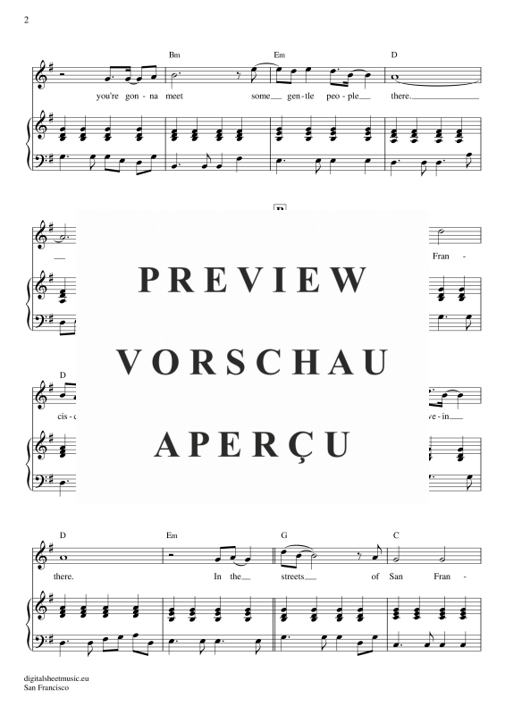 Product gallery: Page 3 of 7 San Francisco , Mckenzie, Scott, Voice with Piano Accompaniment