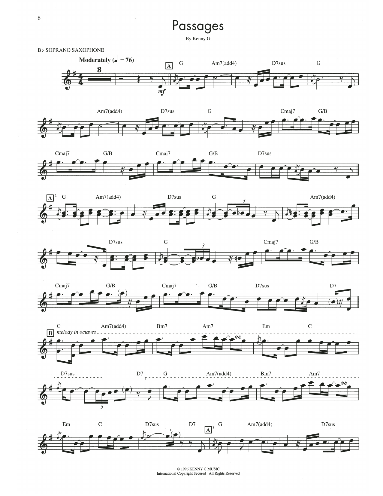 Product gallery: Page 1 of 1 Passages, Kenny G